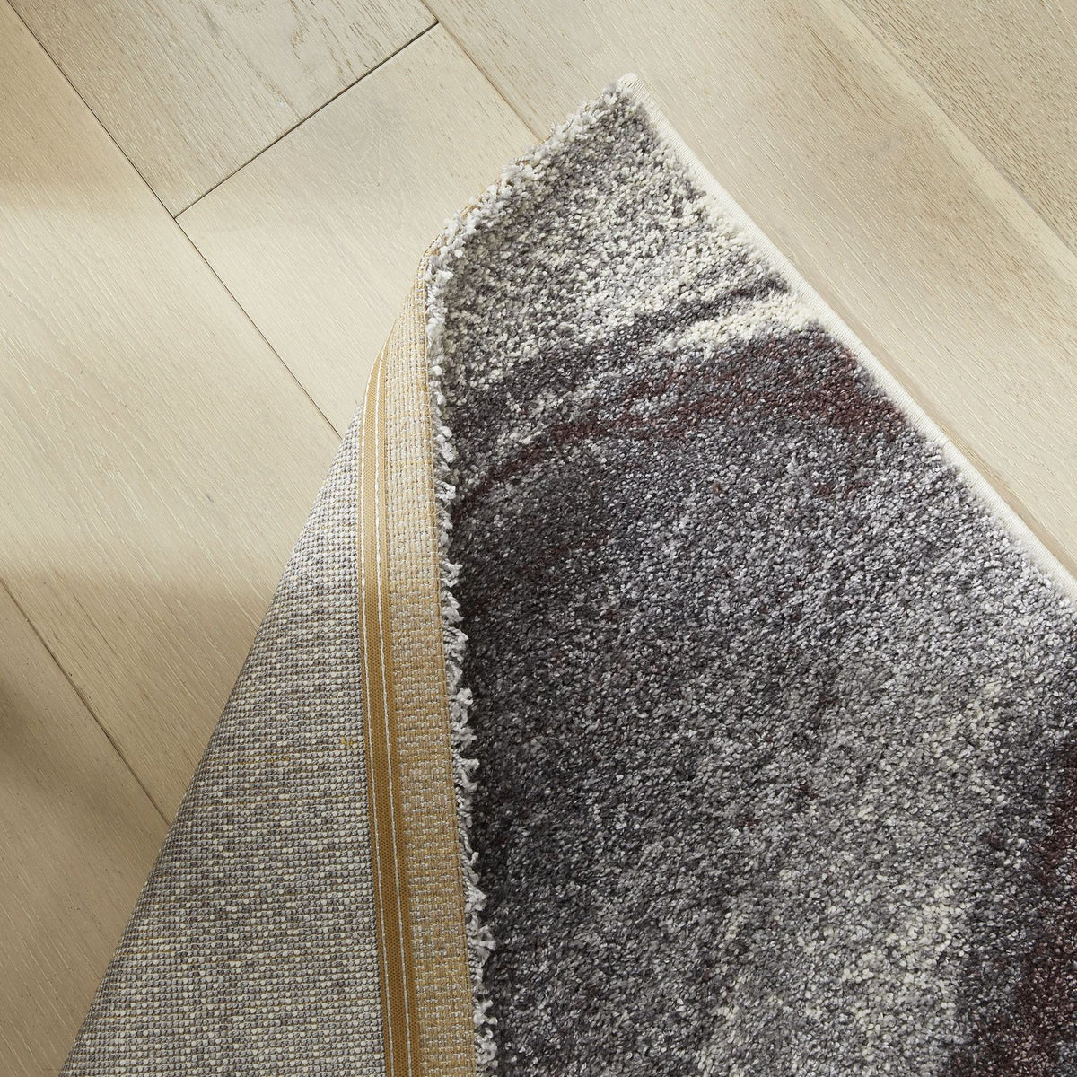 Somerset Wave Plum Shaggy Rug