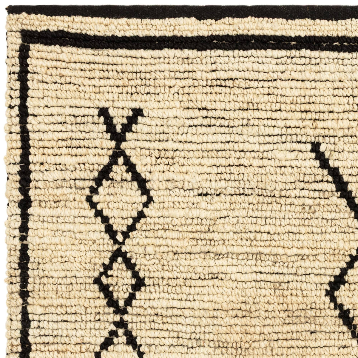 Souk Bleach & Black Rug