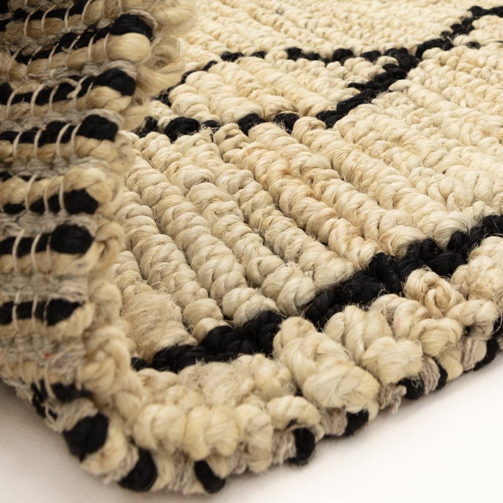 Souk Bleach & Black Rug