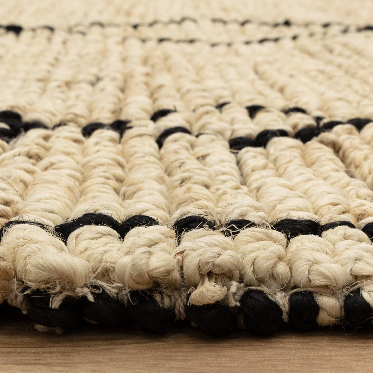 Souk Bleach & Black Rug