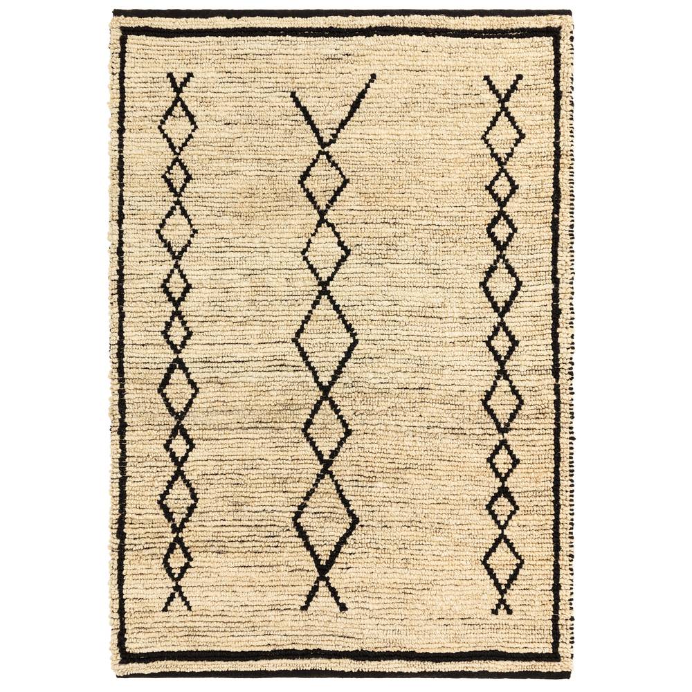 Souk Bleach & Black Rug