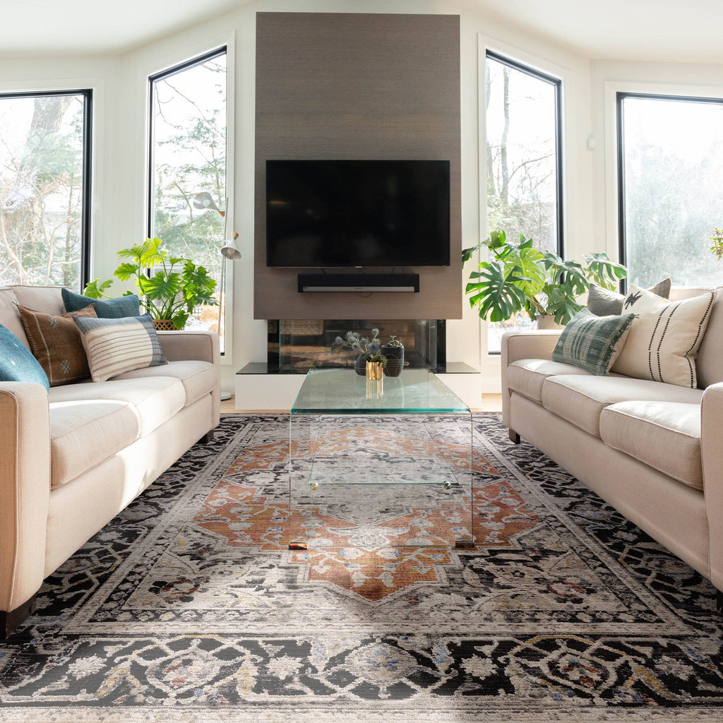 Sovereign Terracotta Medallion Rug