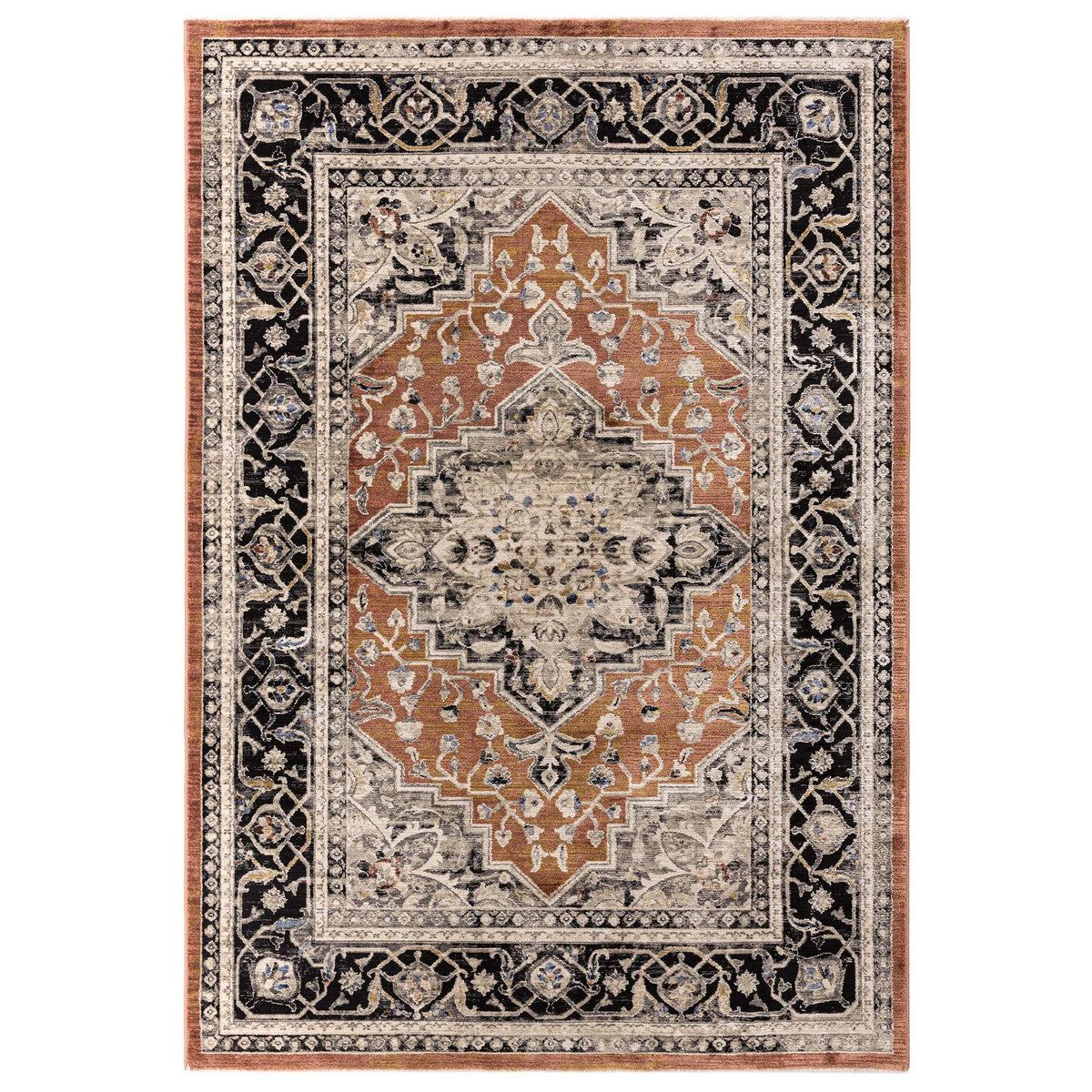 Sovereign Terracotta Medallion Rug