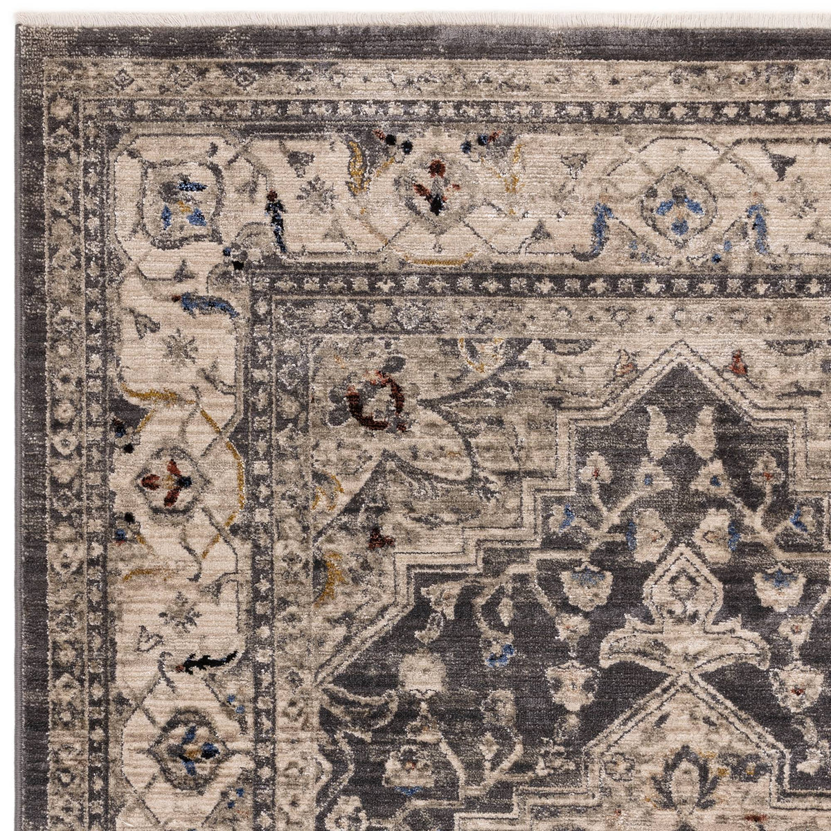 Sovereign Charcoal Medallion Rug