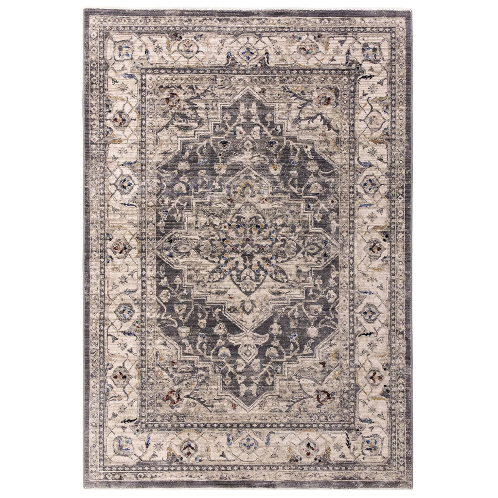Sovereign Charcoal Medallion Rug