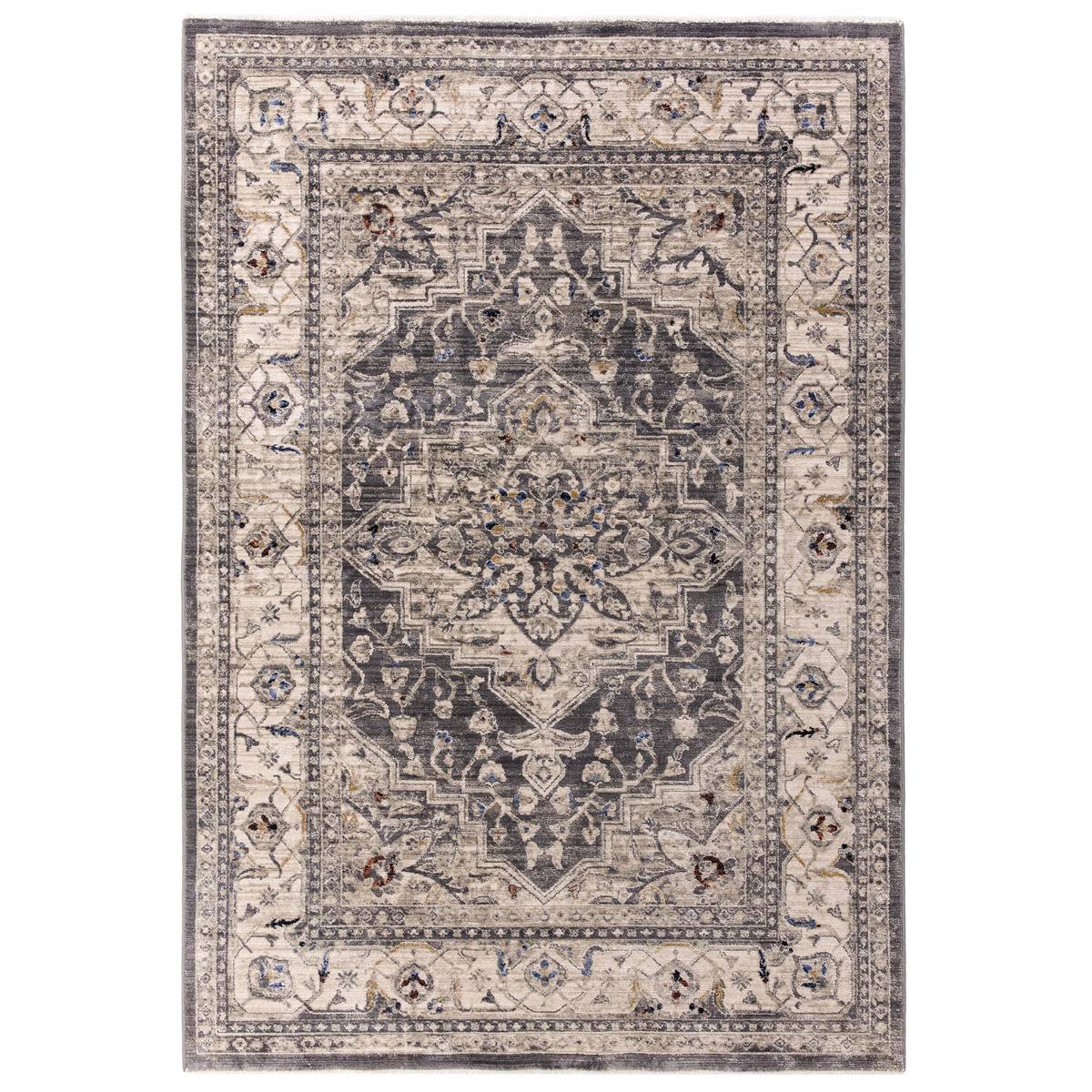 Sovereign Charcoal Medallion Rug