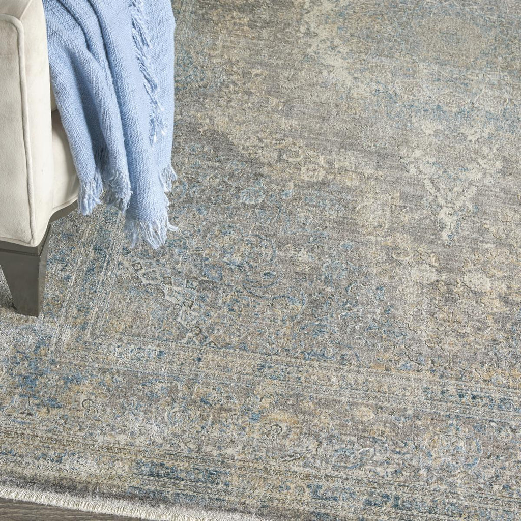 Starry Nights Antique Cream Blue Rug