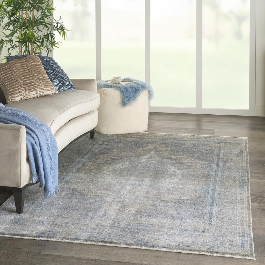 Starry Nights Antique Cream Blue Rug