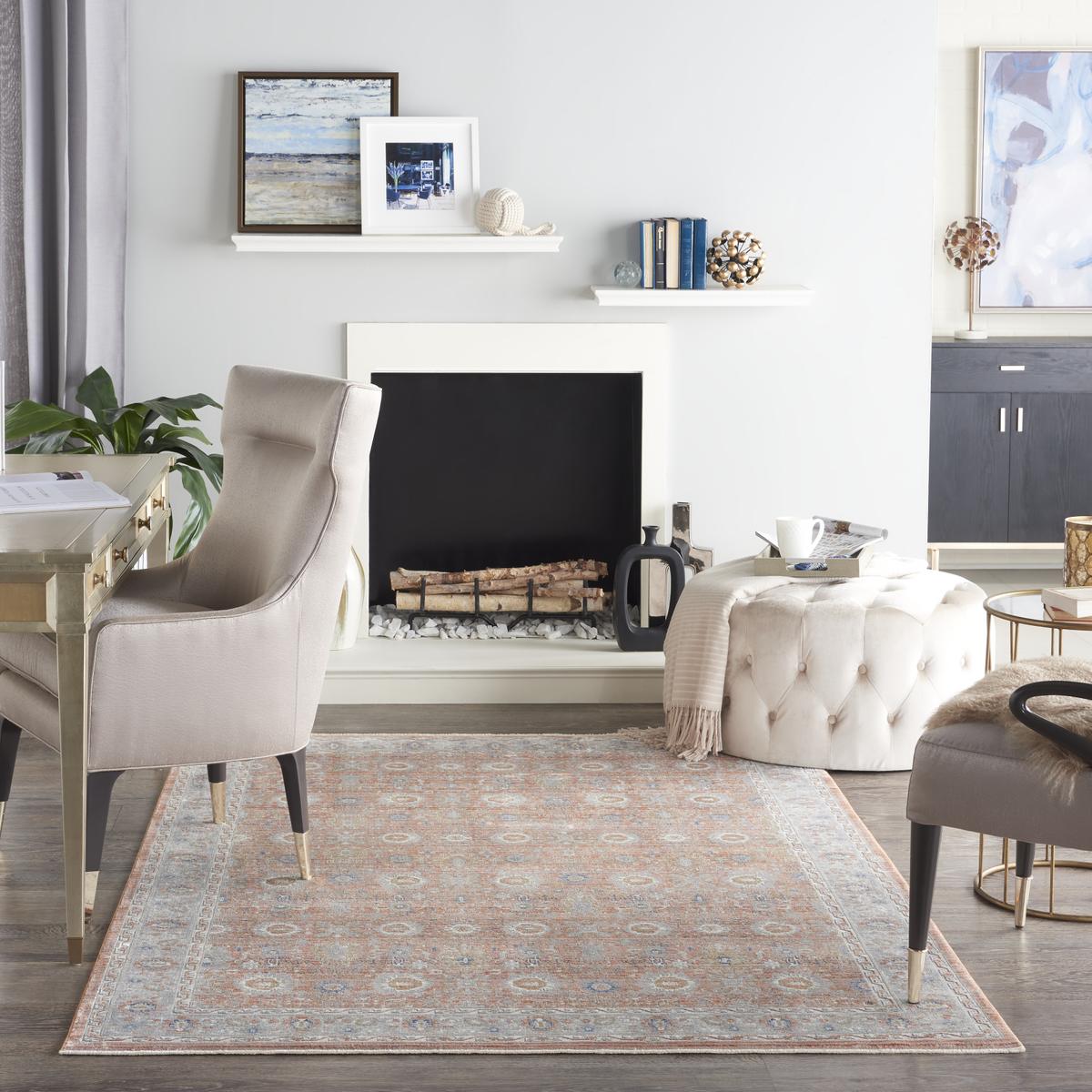Starry Nights Bloom Blush Rug