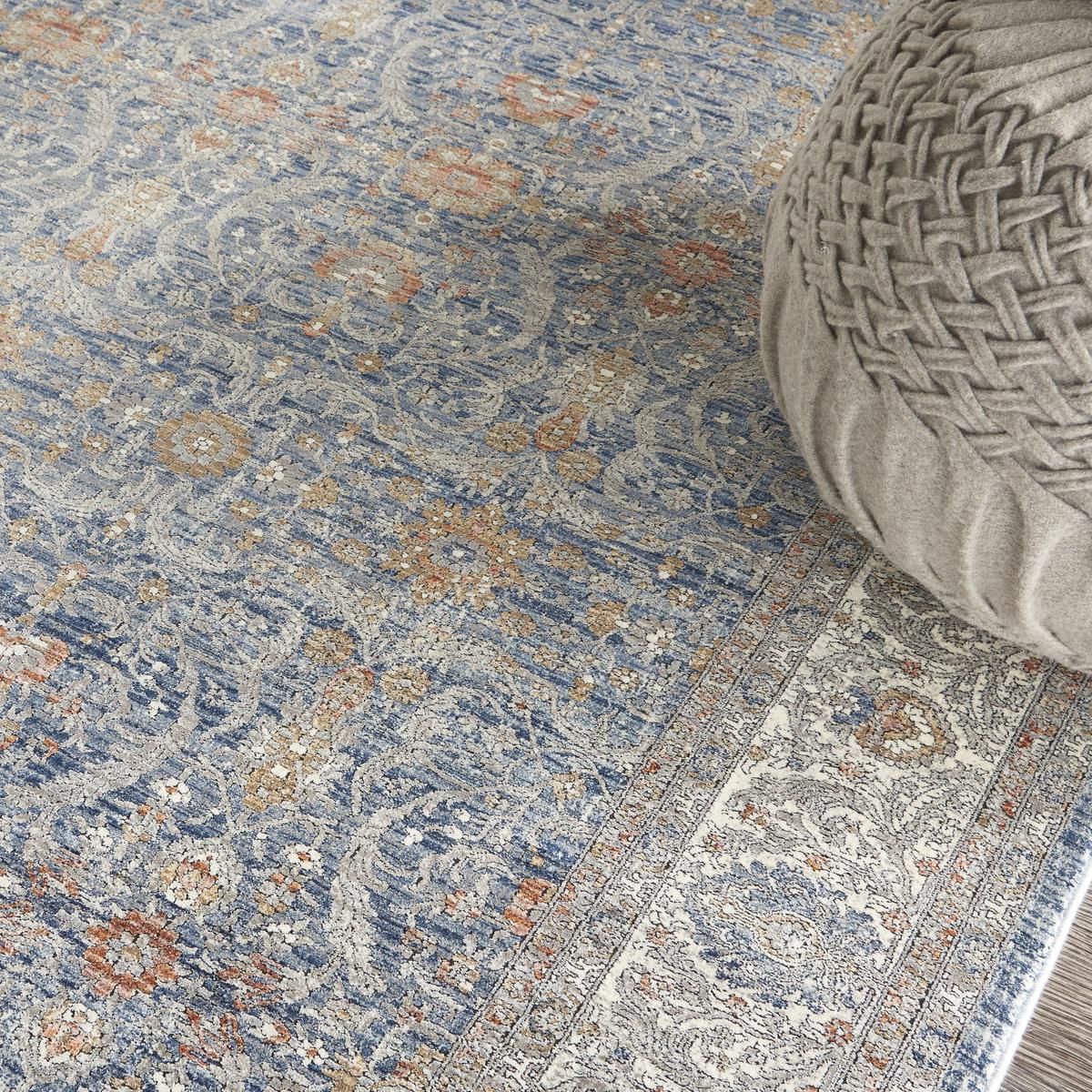 Starry Nights Garden Light Blue Rug