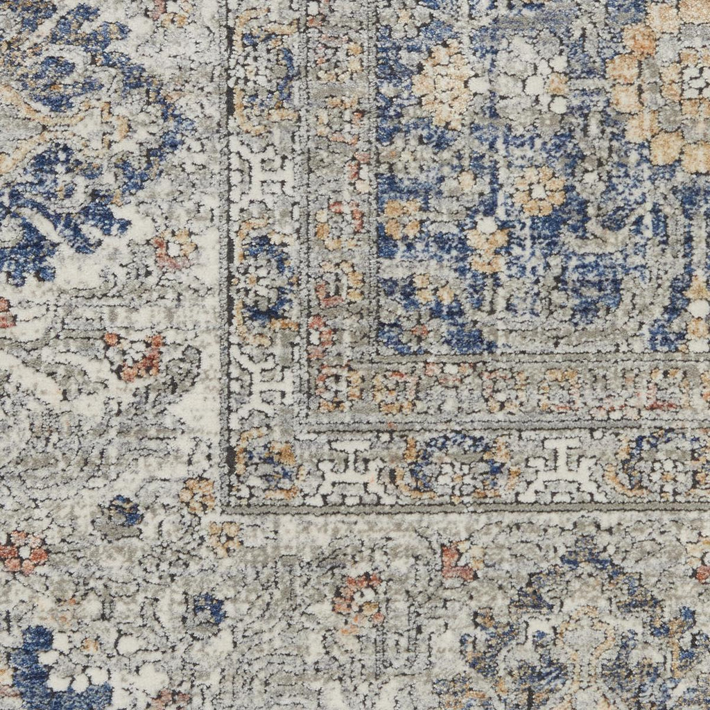 Starry Nights Garden Light Blue Rug