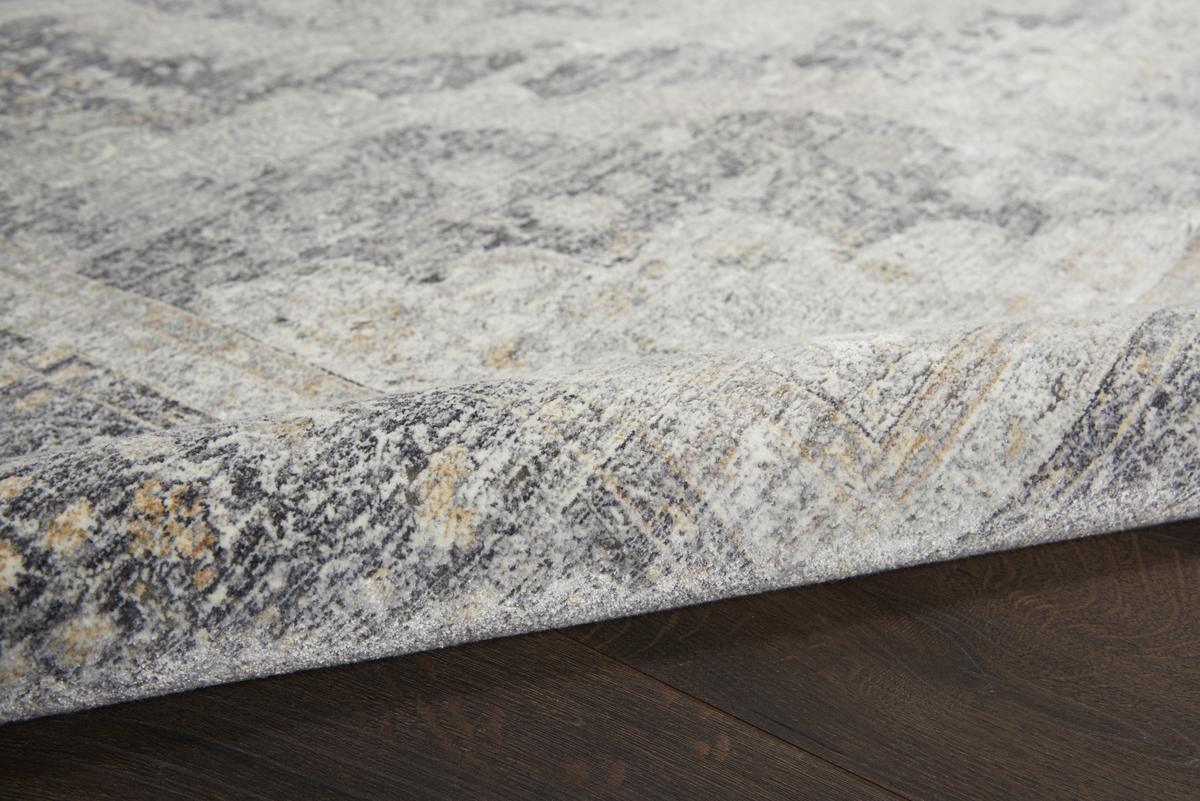 Starry Nights Medallion Charcoal Cream Rug