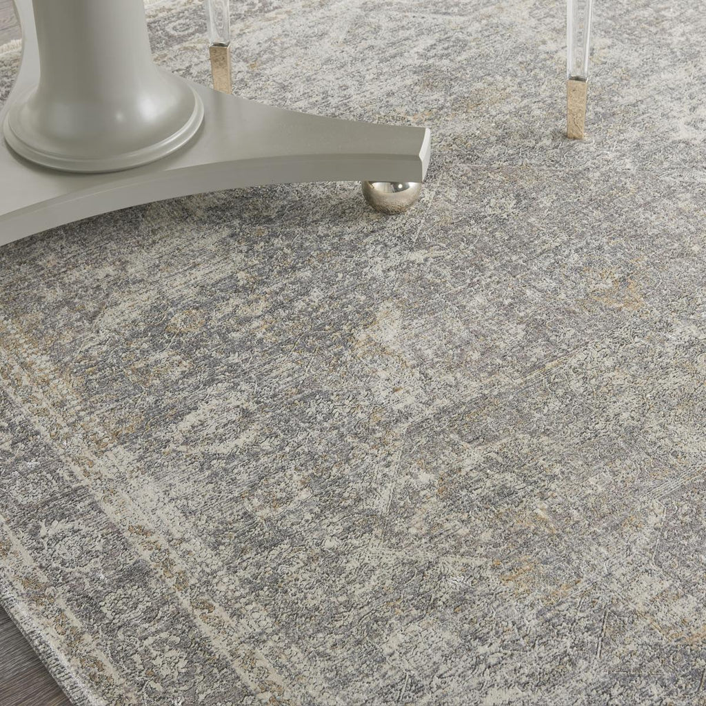 Starry Nights Veil Silver Cream Rug