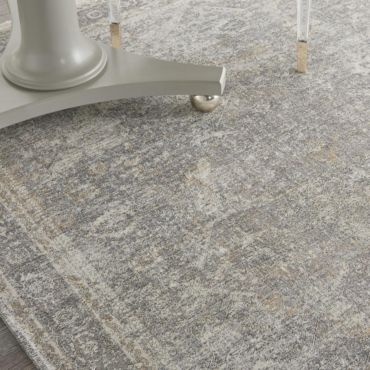 Starry Nights Veil Silver Cream Rug