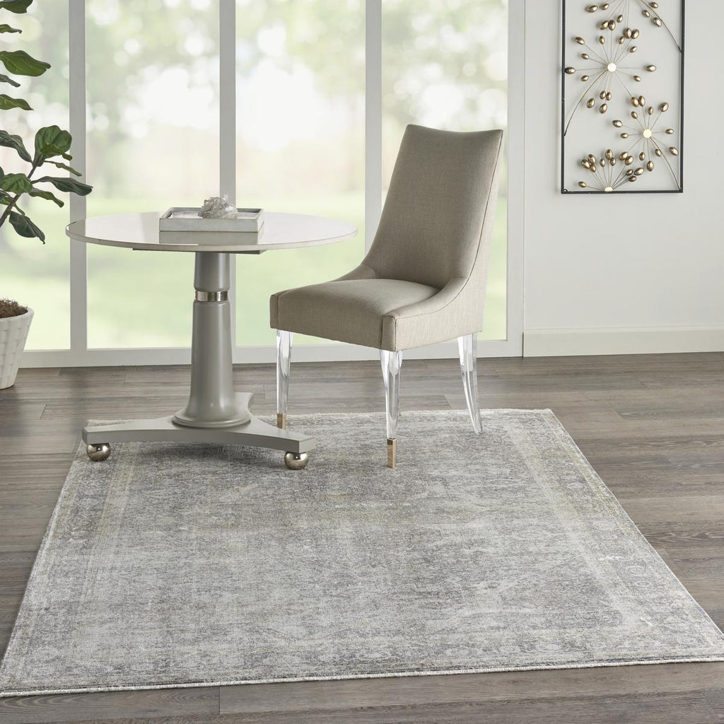 Starry Nights Veil Silver Cream Rug