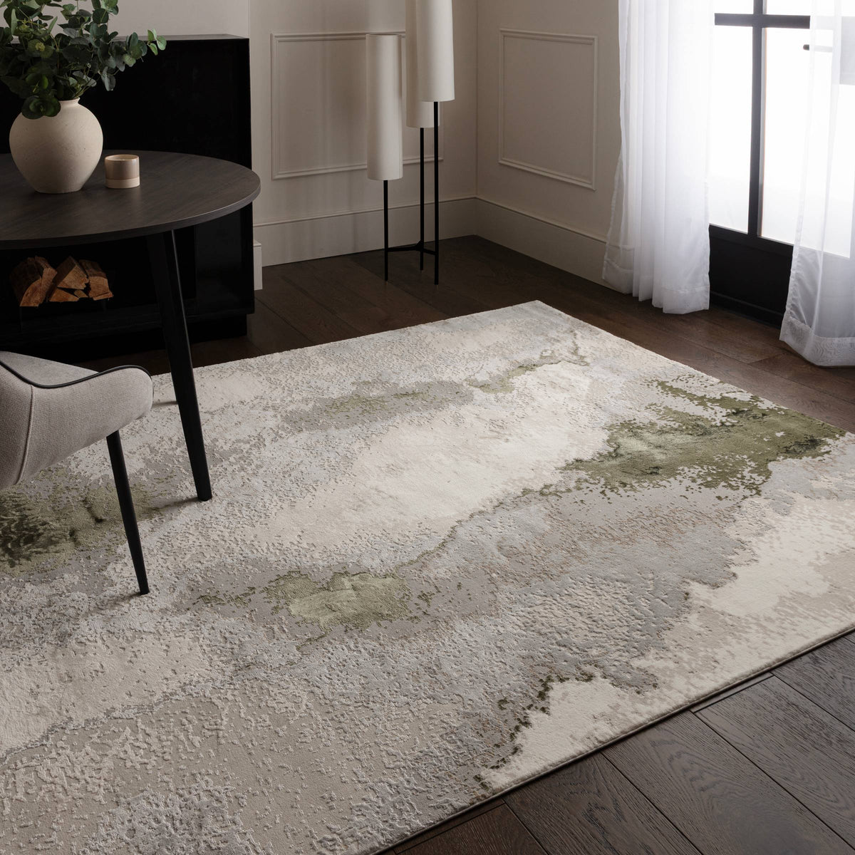 Stellar Wash Green Rug