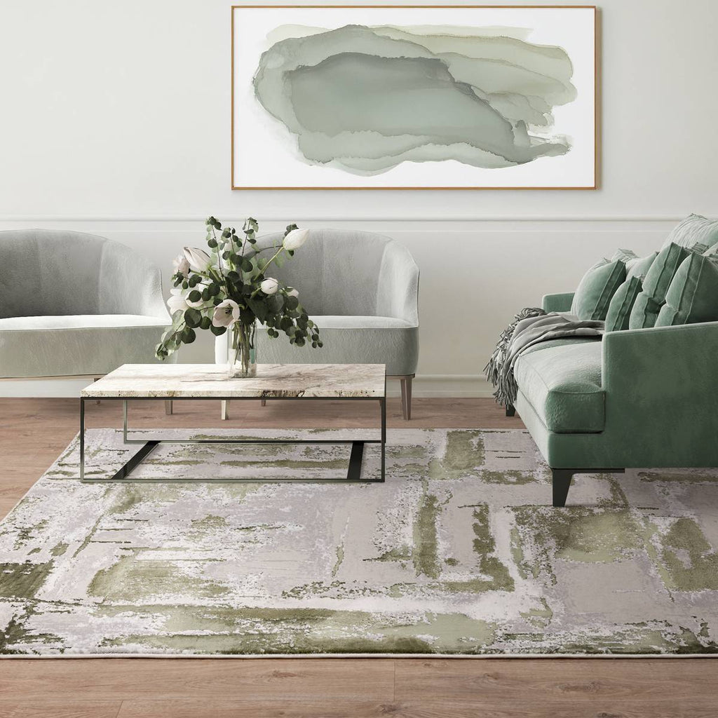 Stellar Fresco Green Rug