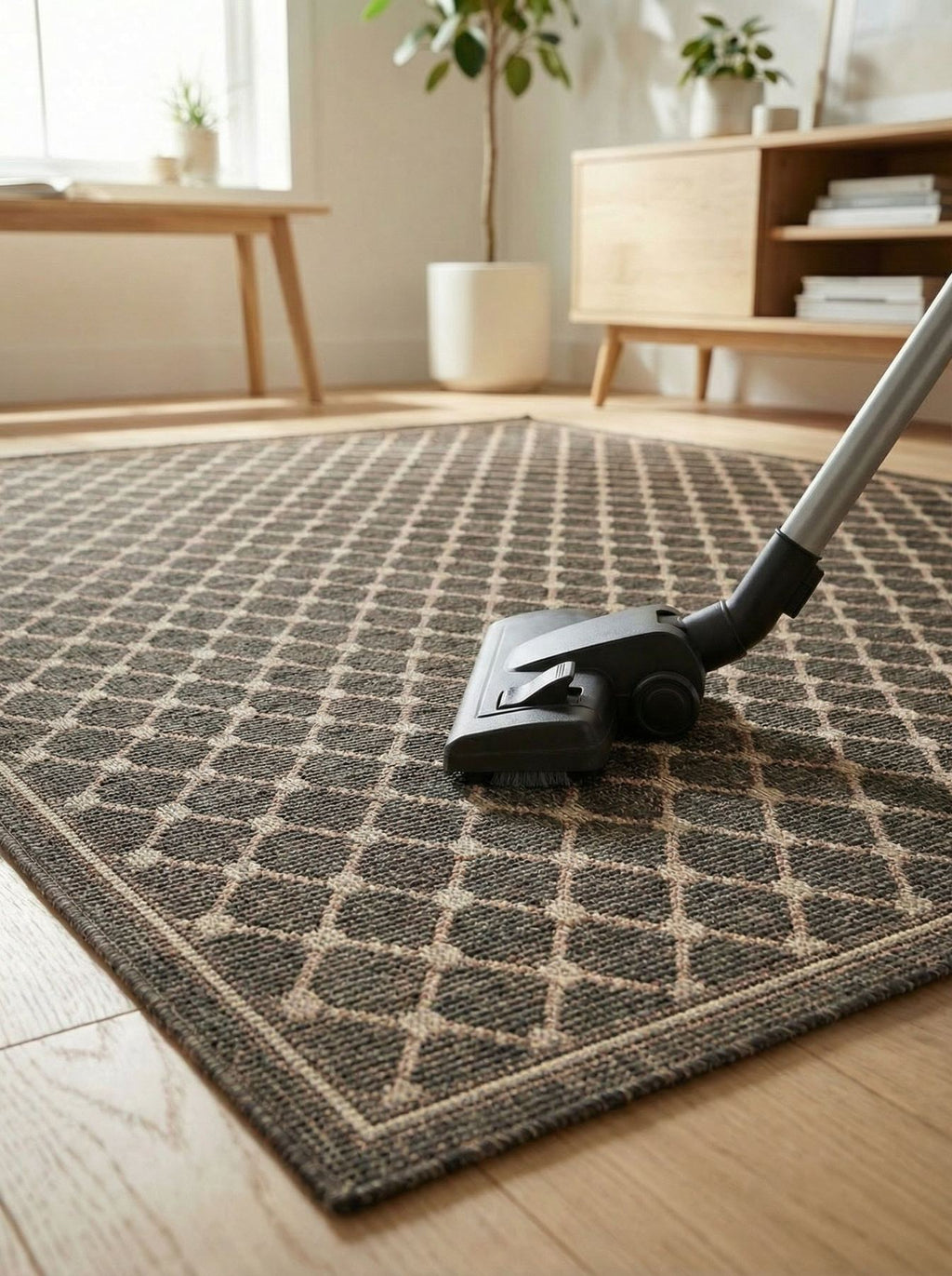 Sumac Trellis Brown Indoor Outdoor Rug