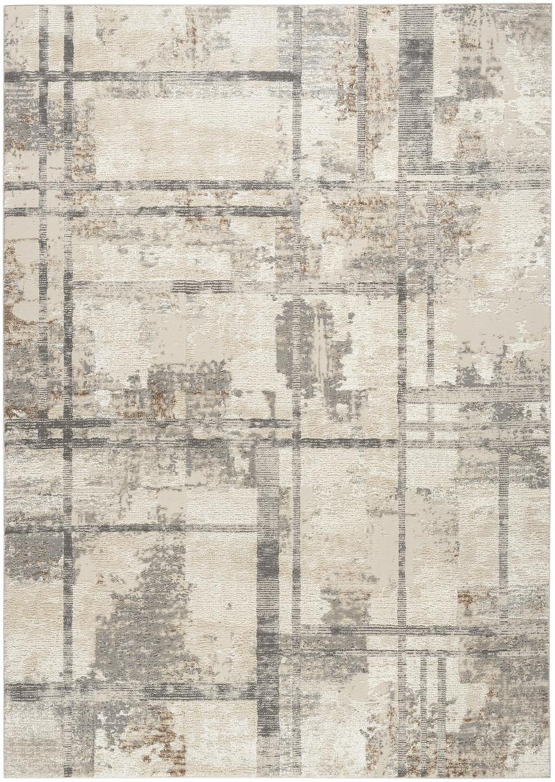 Sustainable Trends Mosaic Ivory Multicolour Rug