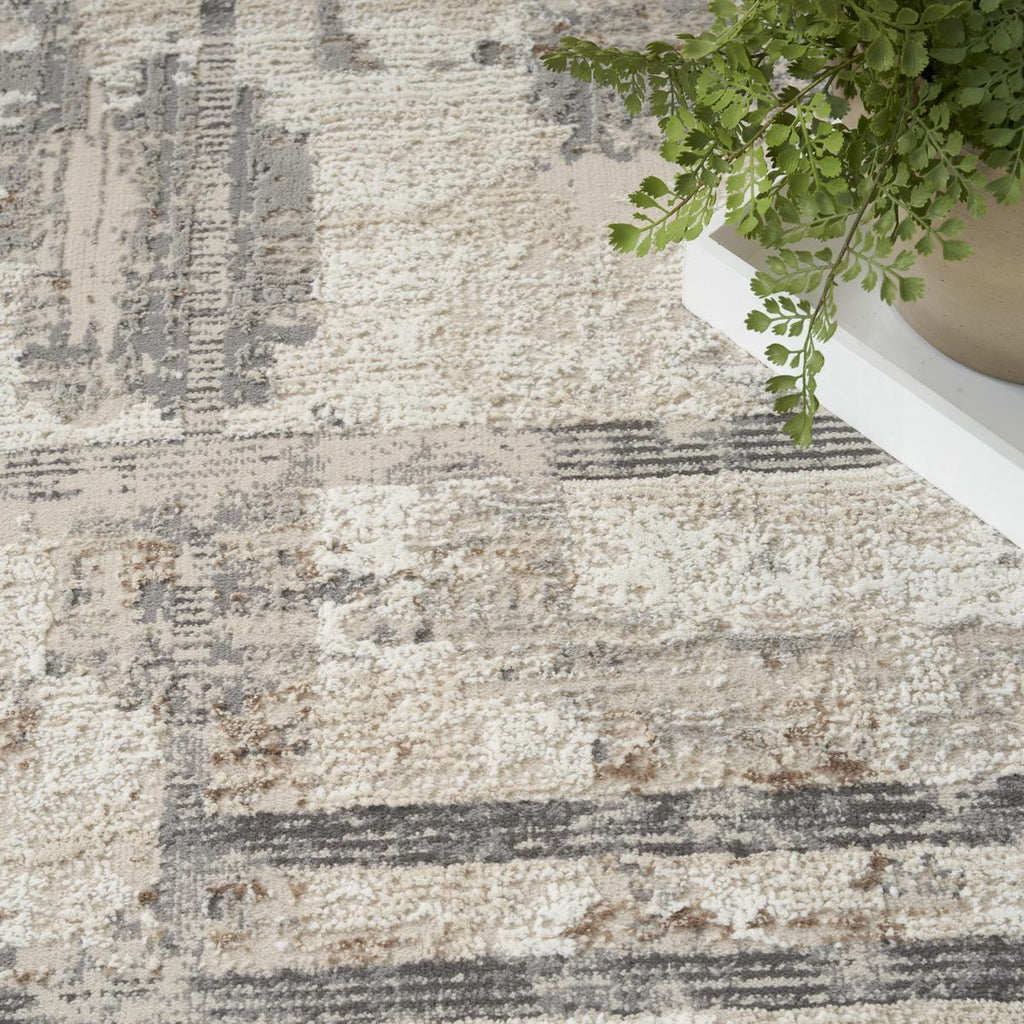 Sustainable Trends Mosaic Ivory Multicolour Rug