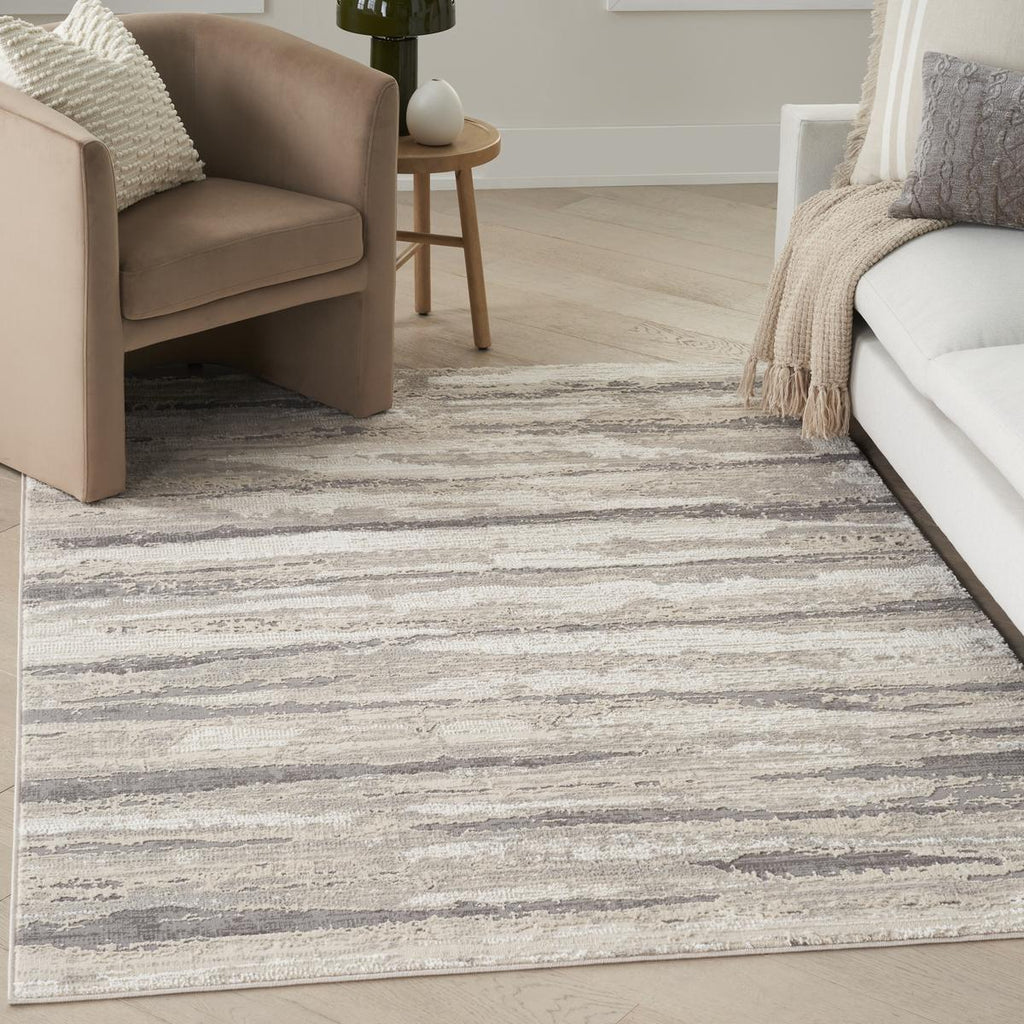 Sustainable Trends Strata Ivory Multicolour Rug