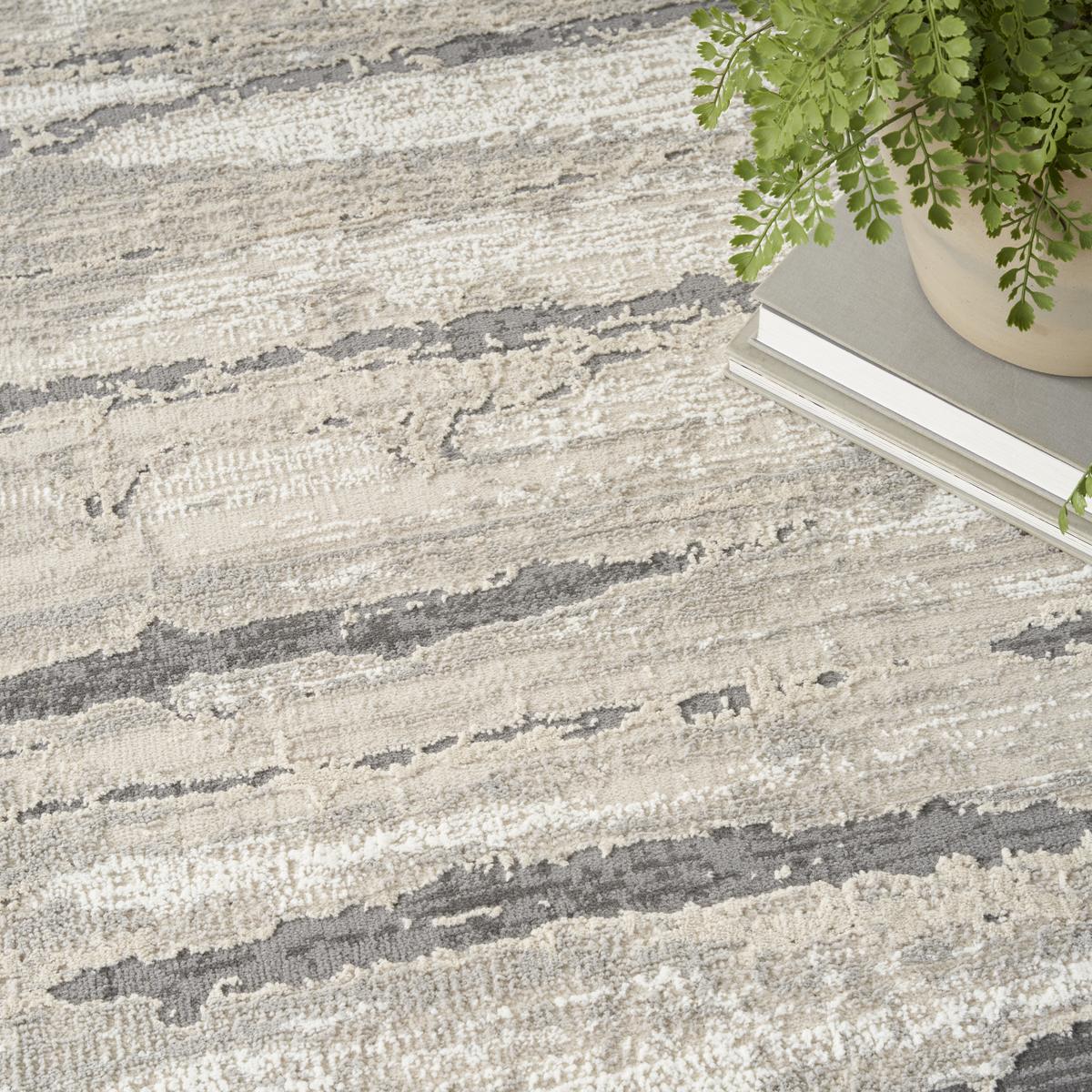 Sustainable Trends Strata Ivory Multicolour Rug