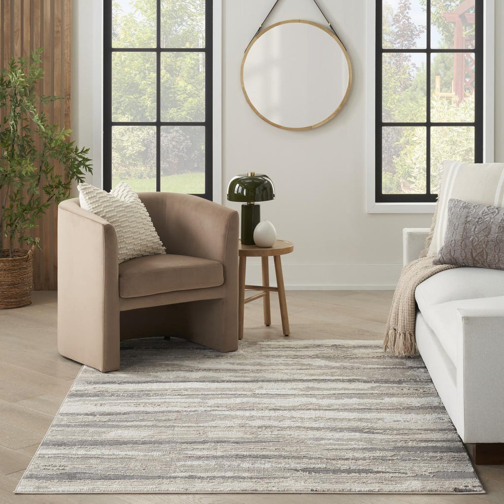 Sustainable Trends Strata Ivory Multicolour Rug