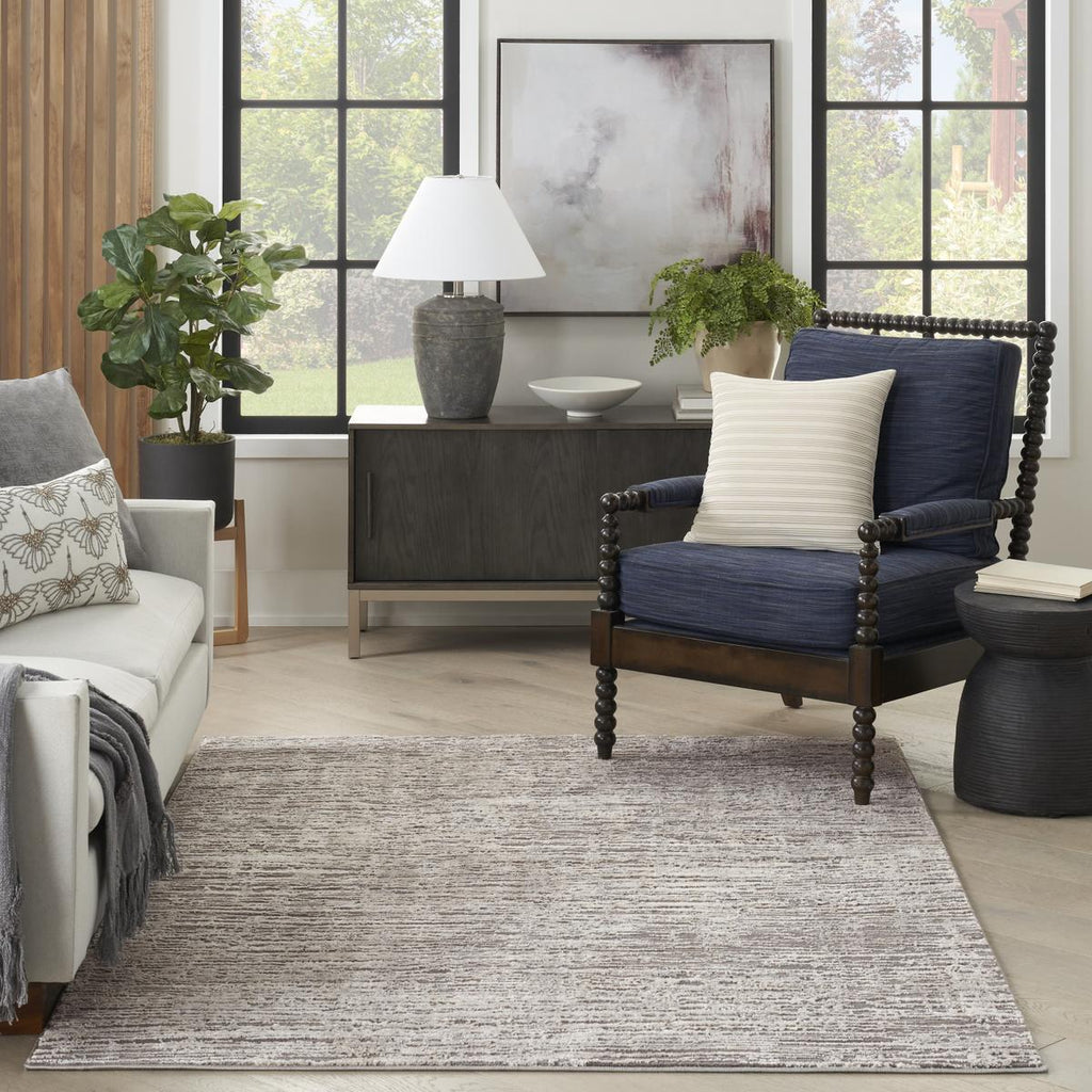 Sustainable Trends Stria Ivory Grey Rug