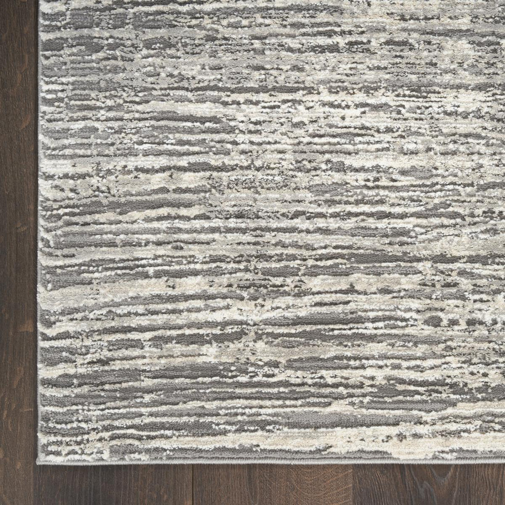 Sustainable Trends Stria Ivory Grey Rug