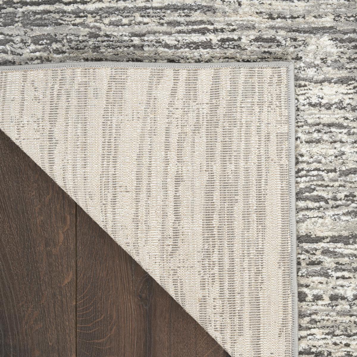 Sustainable Trends Stria Ivory Grey Rug
