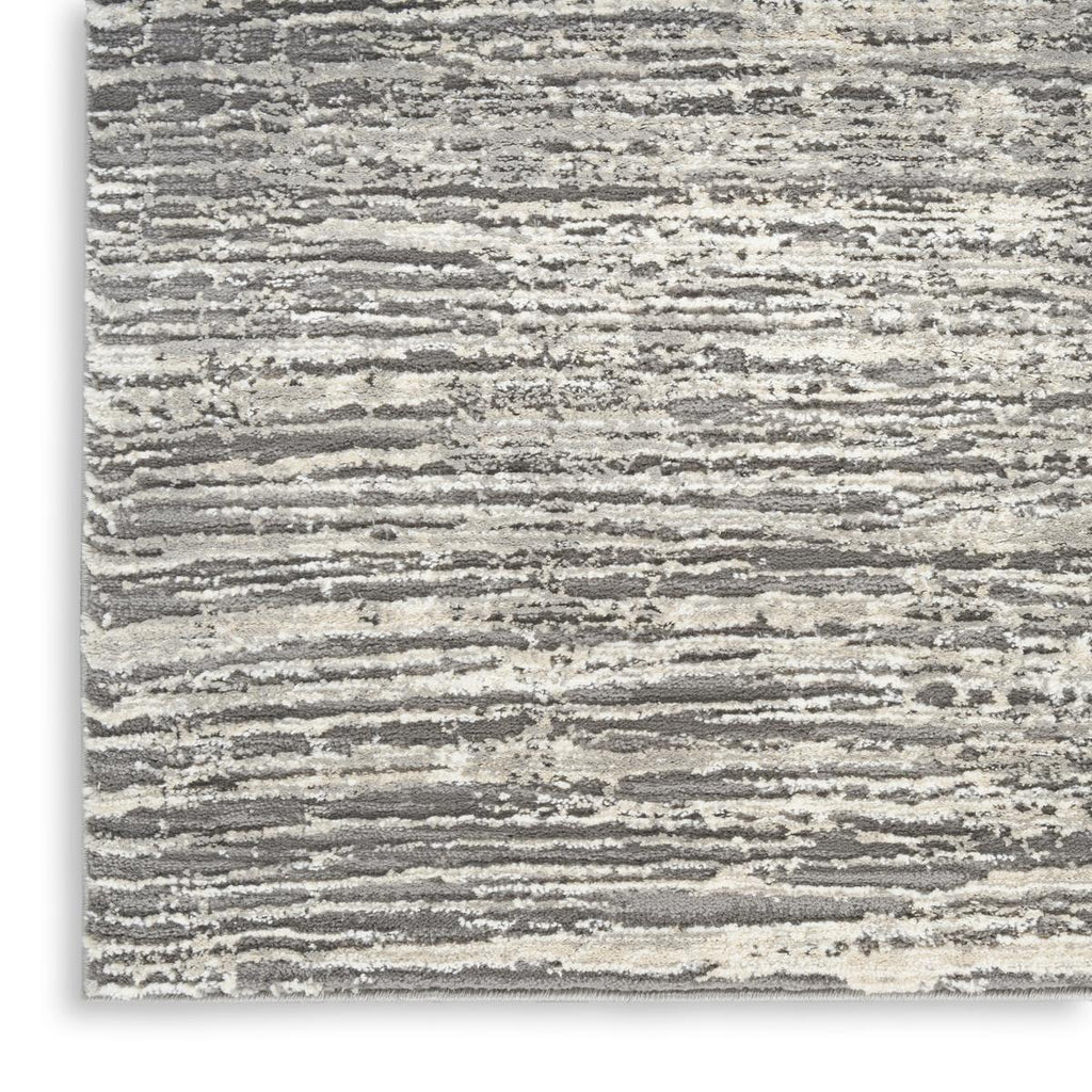 Sustainable Trends Stria Ivory Grey Rug