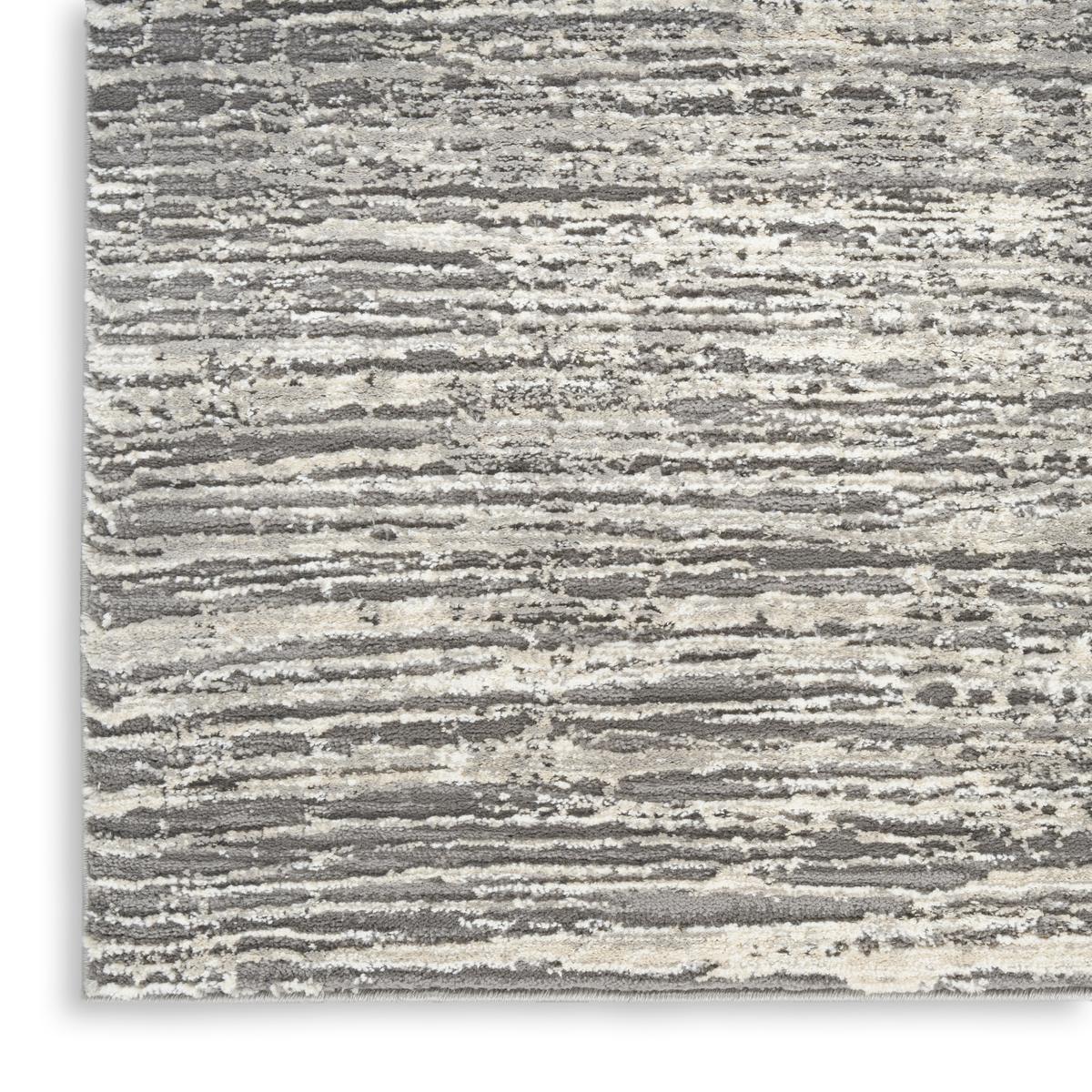 Sustainable Trends Stria Ivory Grey Rug
