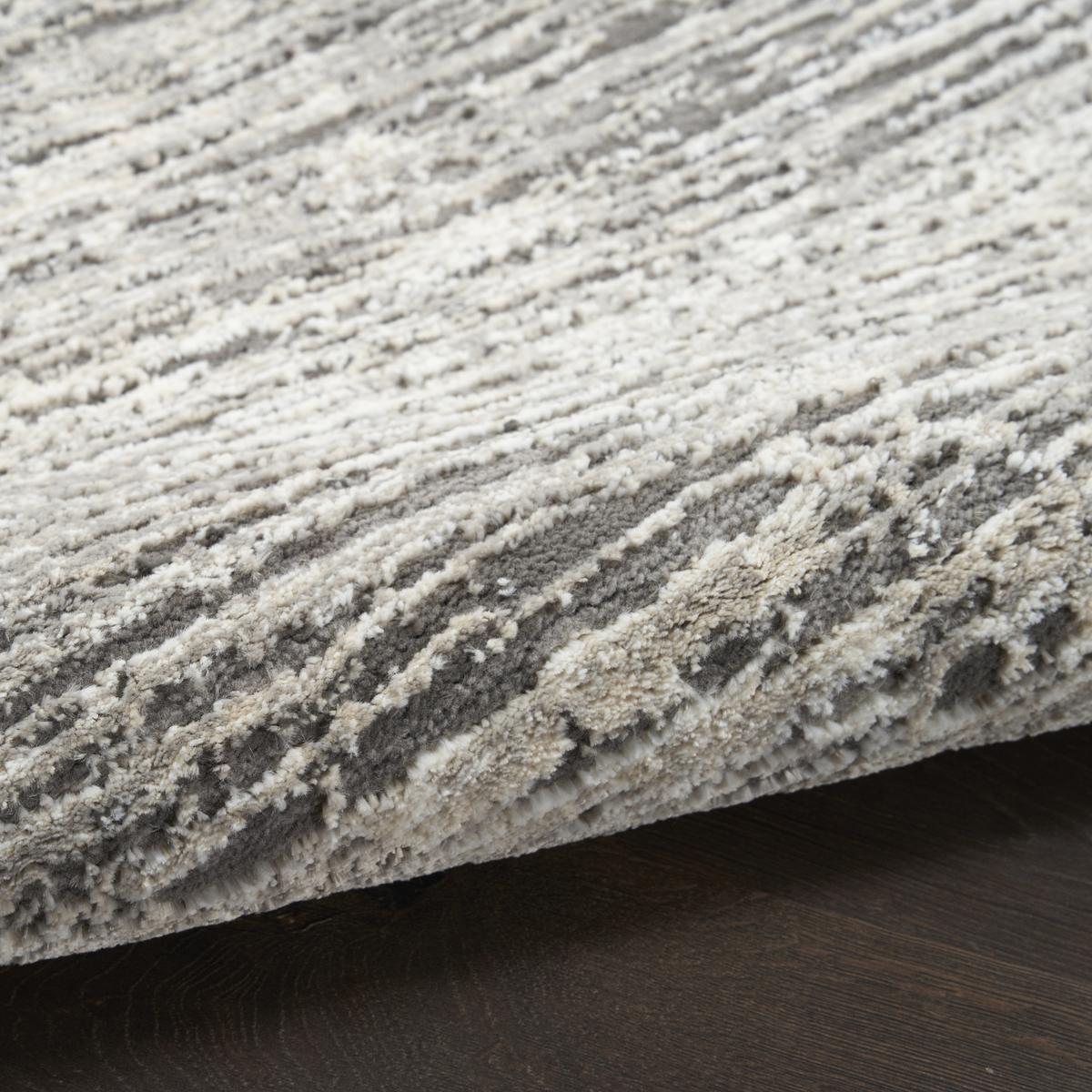 Sustainable Trends Stria Ivory Grey Rug