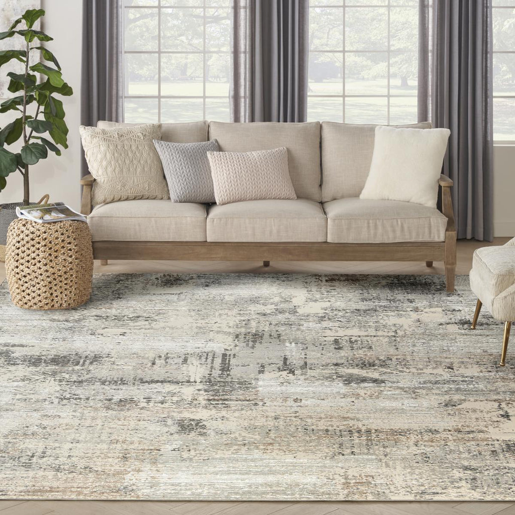 Sustainable Trends Wash Beige Grey Rug