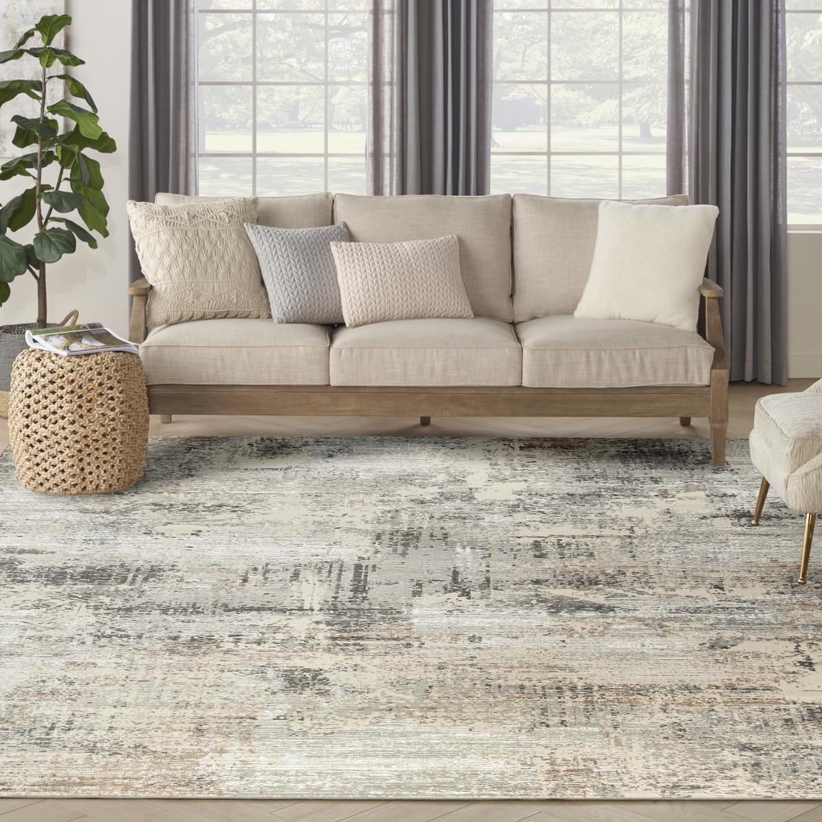 Sustainable Trends Wash Beige Grey Rug