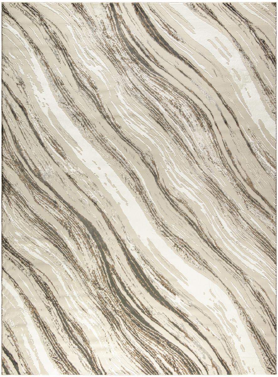 Sustainable Trends Wave Beige Grey Rug