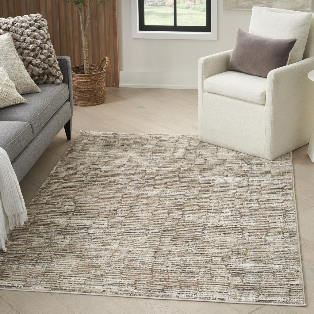 Sustainable Trends Weave Ivory Mocha Rug