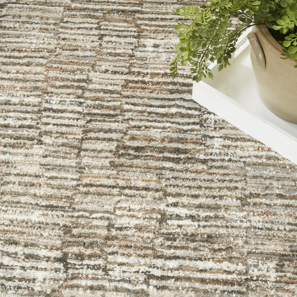 Sustainable Trends Weave Ivory Mocha Rug