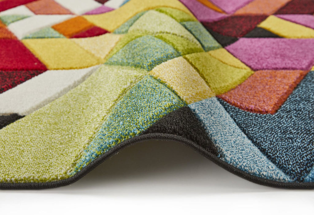 Viva Cubes Multicolour Rug