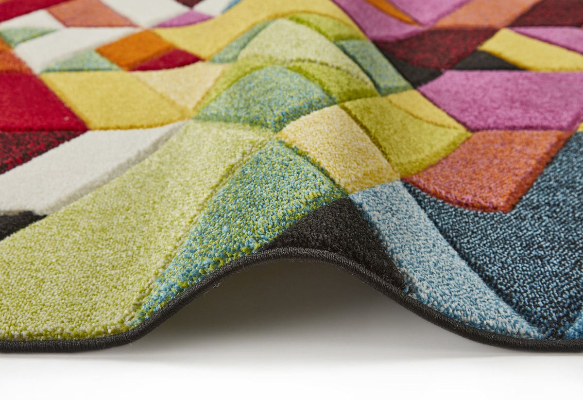 Viva Cubes Multicolour Rug