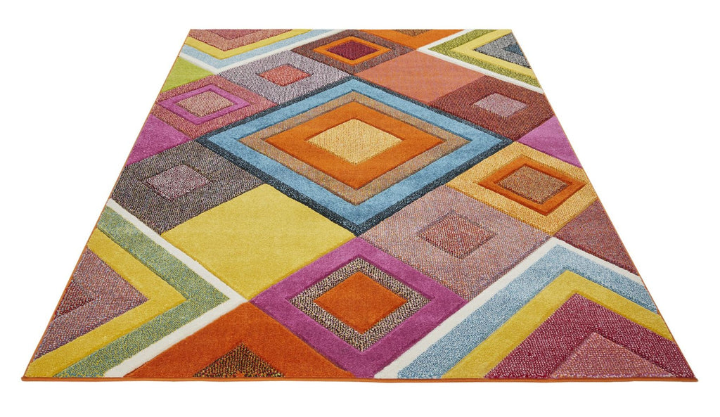 Viva Diamond Multicolour Rug