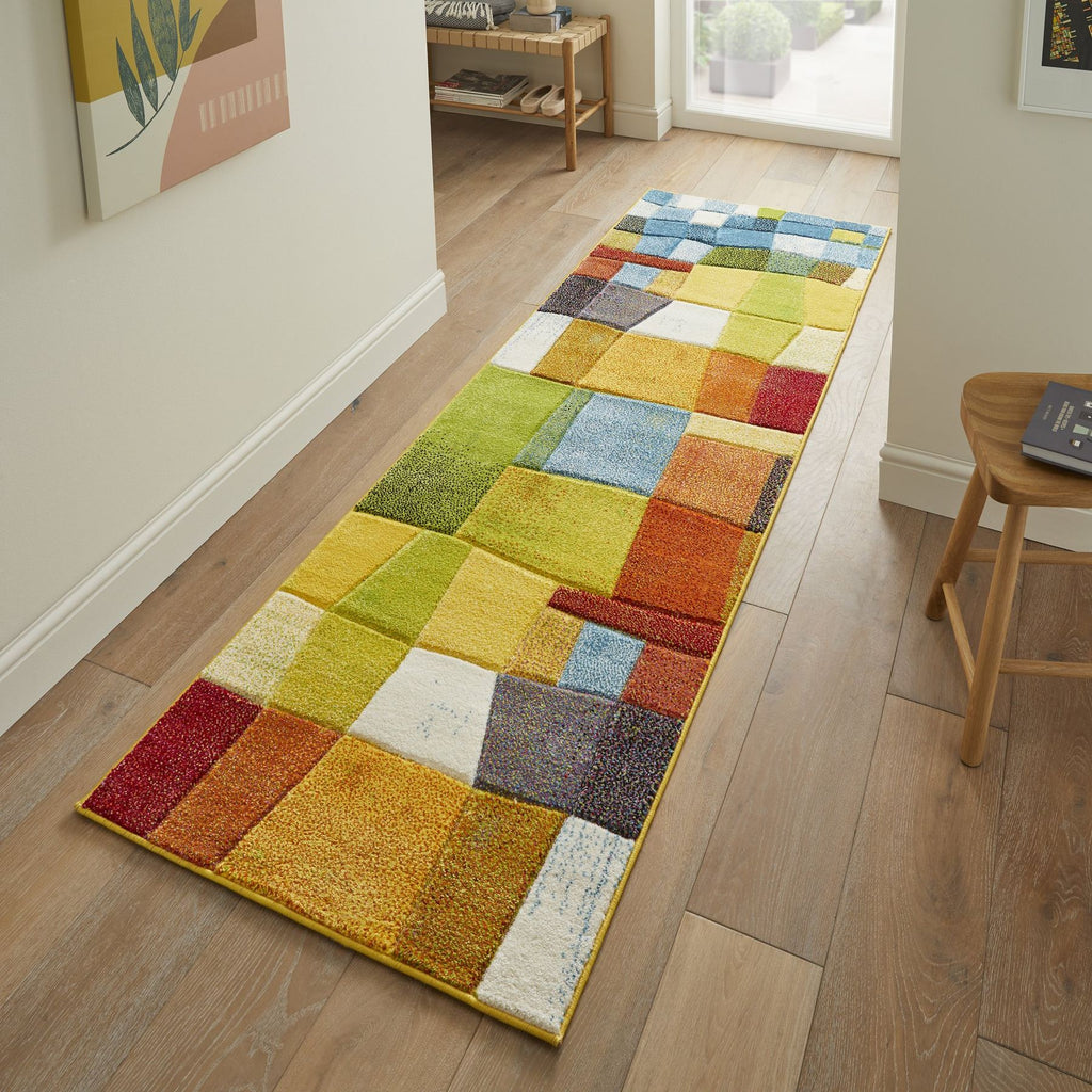 Viva Patchwork Multicolour Rug
