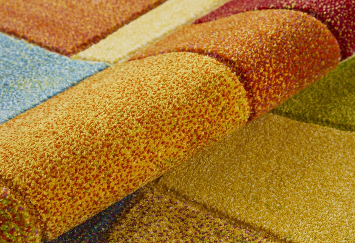 Viva Patchwork Multicolour Rug