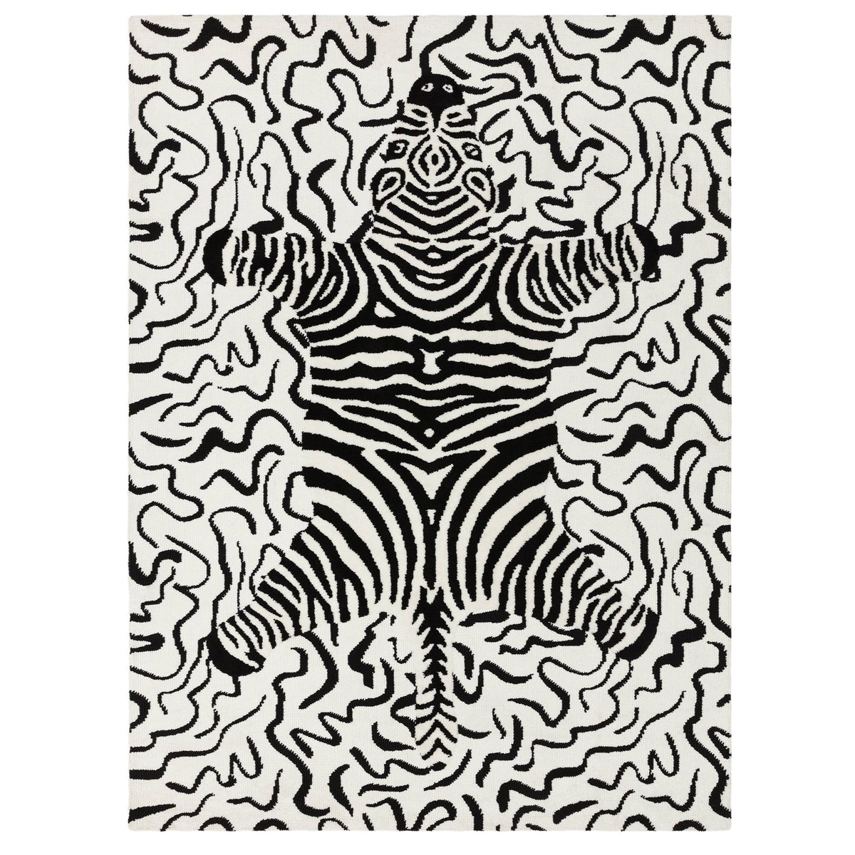 Wilder Zebra Mono Rug