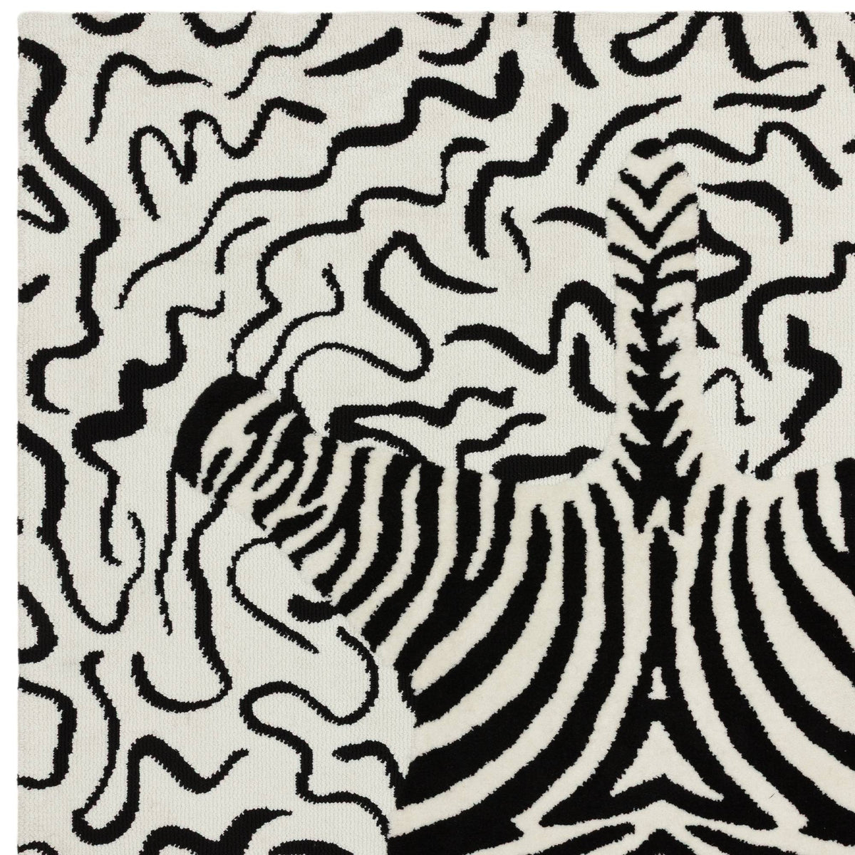 Wilder Zebra Mono Rug