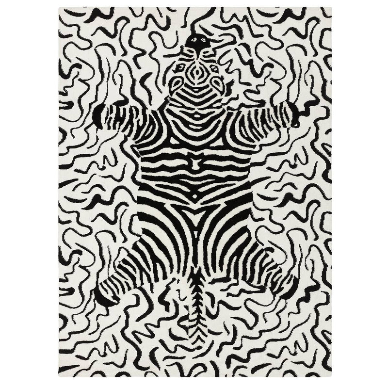 Wilder Zebra Mono Rug