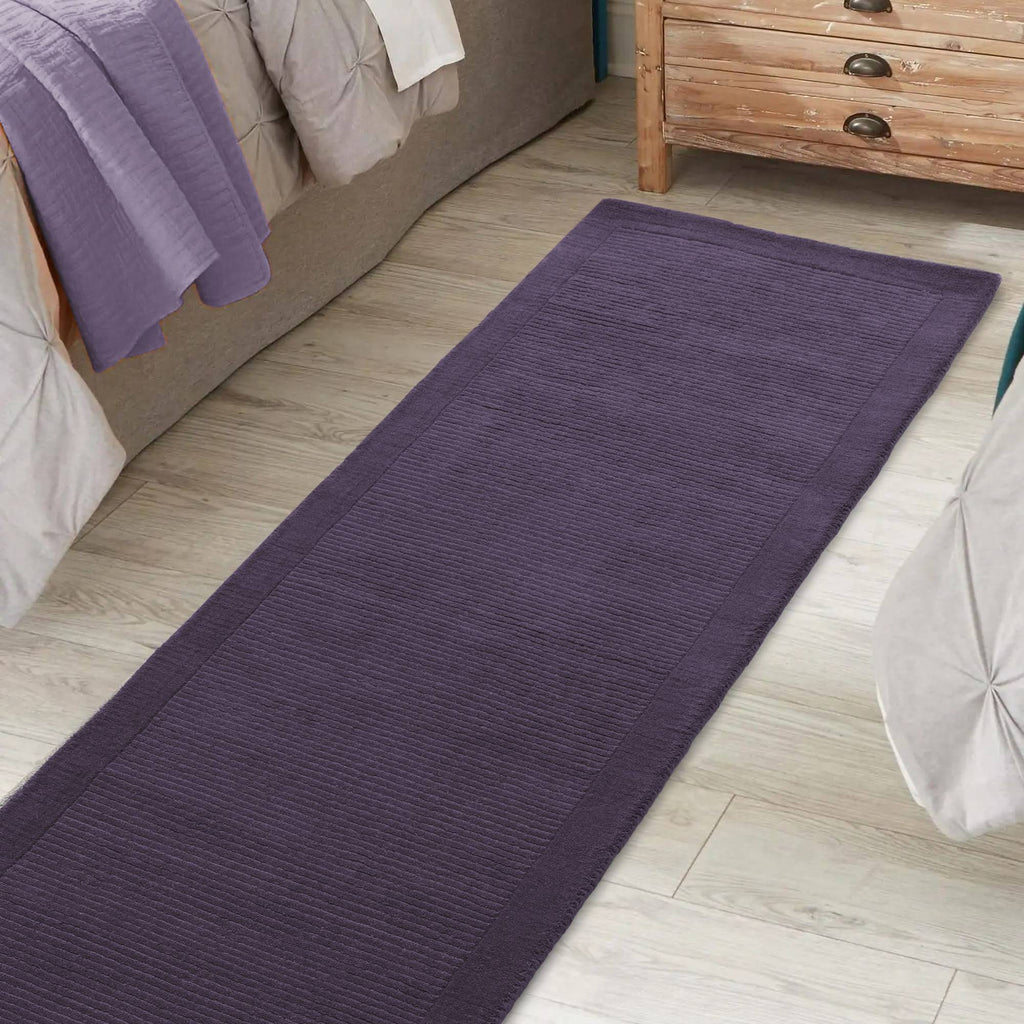 York Purple Rug