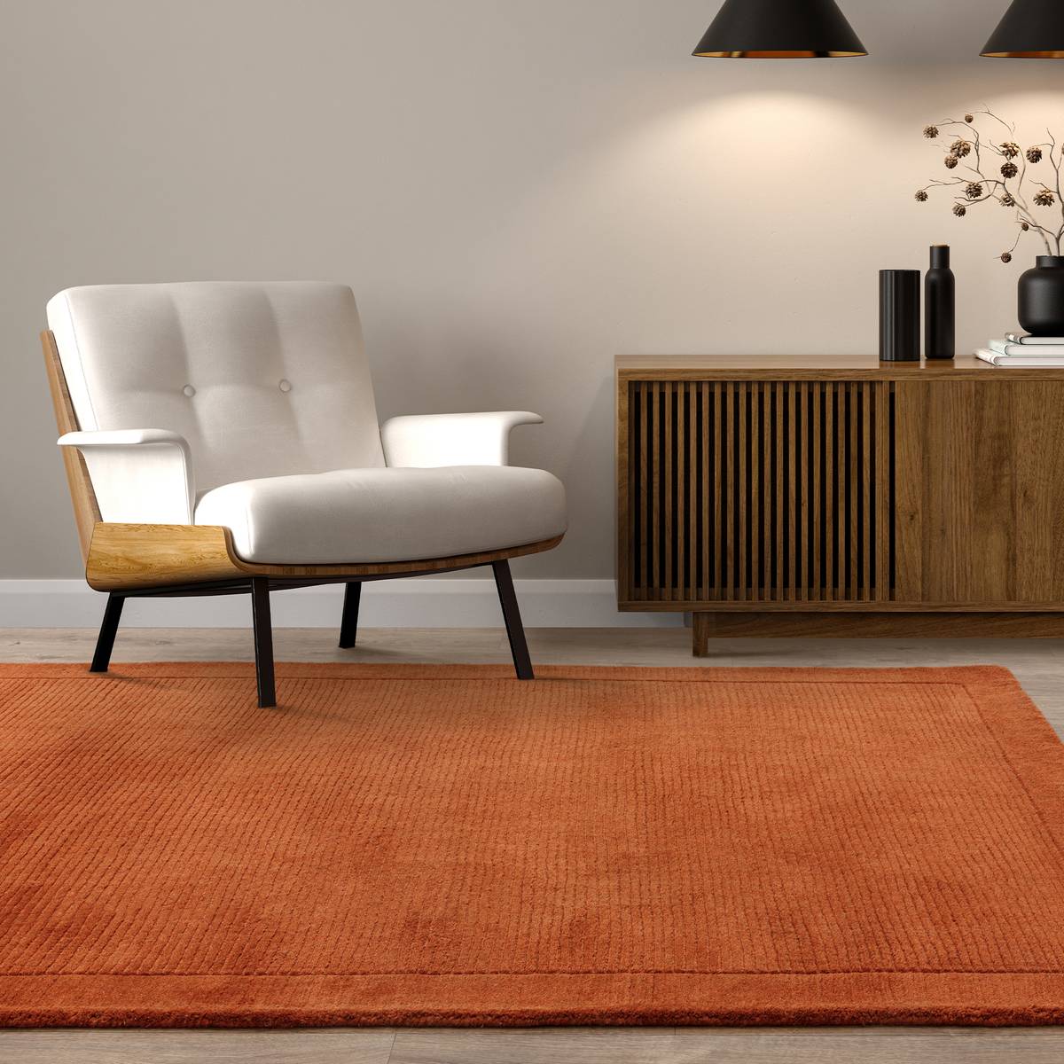 York Terracotta Rug
