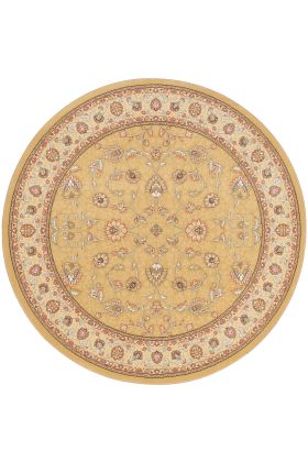 Noble Art Traditional Persian Agra Design Rug - Gold Beige Cream 6529/790