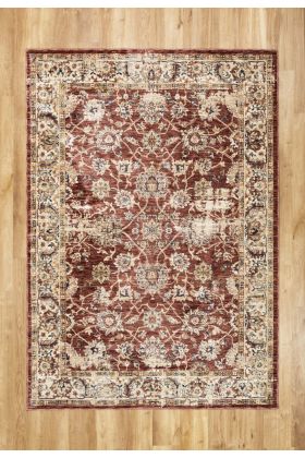 Alhambra Traditional Rug - 6549a red/red